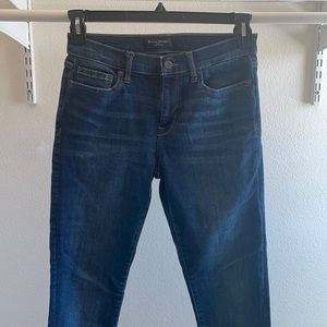 Banana Republic sculpt skinny jeans. Drank wash size 4p.
